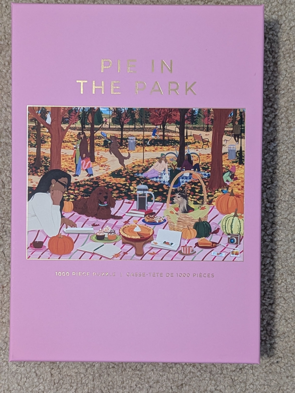 Hobbry "Pie in the Park" 1000-Piece Jigsaw Puzzle (Brand New / Sealed)